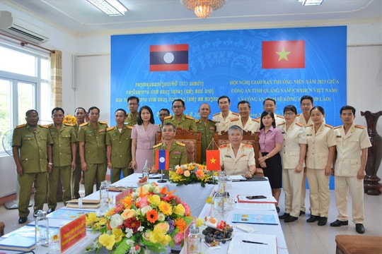 Tăng cường hợp tác toàn diện giữa Công an Quảng Nam và Công an tỉnh Sê Kông