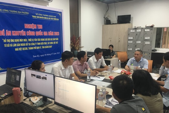 Hỗ trợ 300 triệu đồng từ nguồn khuyến công quốc gia cho doanh nghiệp chế biến sản xuất gỗ