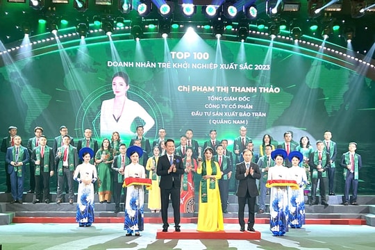 Quảng Nam có một cá nhân nhận danh hiệu Doanh nhân trẻ khởi nghiệp xuất sắc năm 2023