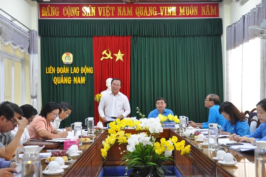 Đảng đoàn Liên đoàn Lao động tỉnh tập trung lãnh đạo, chỉ đạo, tăng cường công tác kiểm tra, giám sát