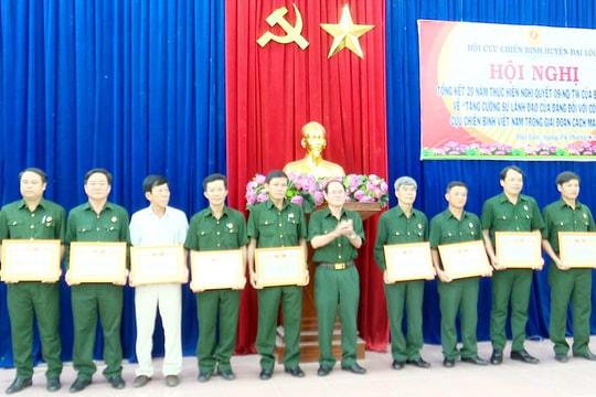 Hội Cựu chiến binh Đại Lộc vận động xây dựng 20 nhà nghĩa tình đồng đội