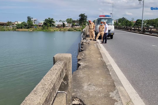 [VIDEO] - Sửa chữa cầu Câu Lâu cũ: Tập trung hạng mục bức xúc, đảm bảo an toàn giao thông