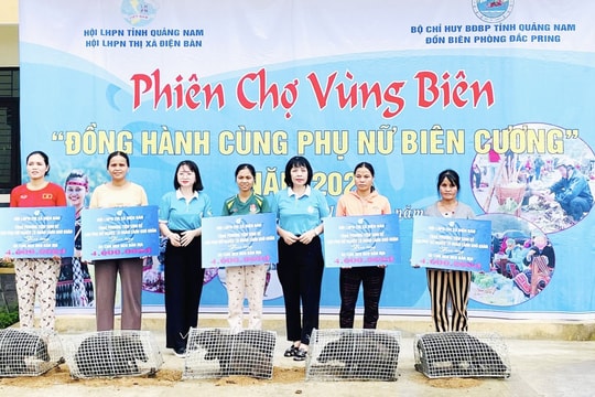 Đồng hành với phụ nữ biên cương