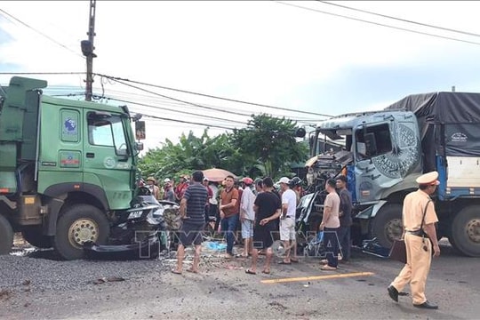 Khởi tố vụ án để điều tra trong vụ tai nạn giao thông tại Chư Pưh (Gia Lai)