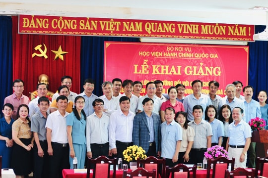 Khai giảng lớp bồi dưỡng ngạch chuyên viên cao cấp khóa 26