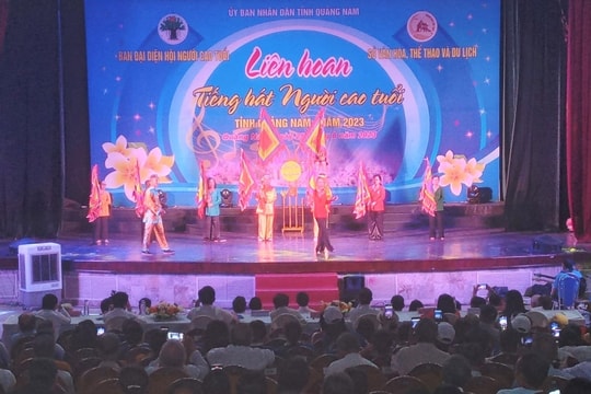 13 đơn vị tham gia Liên hoan tiếng hát người cao tuổi tỉnh Quảng Nam