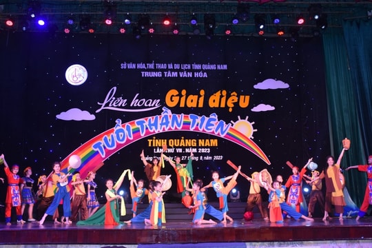Hơn 400 thiếu nhi tham gia Liên hoan "Giai điệu tuổi thần tiên" tỉnh Quảng Nam