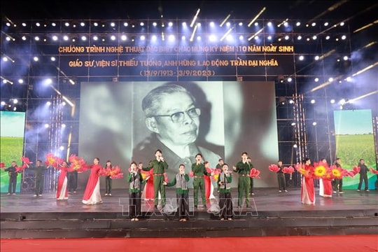 Chương trình nghệ thuật đặc biệt kỷ niệm 110 năm Ngày sinh Giáo sư, Viện sĩ Trần Đại Nghĩa