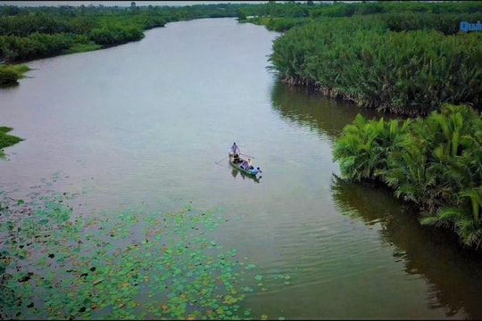 [VIDEO] - Hoang sơ rừng dừa nước Tịch Tây