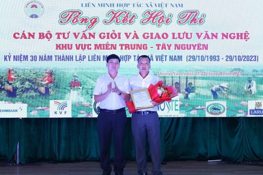 Liên minh HTX Quảng Nam đoạt giải Nhì hội thi cán bộ tư vấn giỏi khu vực miền Trung - Tây Nguyên