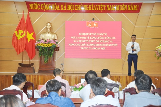 Đảng ủy Khối các cơ quan tỉnh: Khối thi đua số 2 và 3 tổ chức Hội thi tuyên truyền viên giỏi