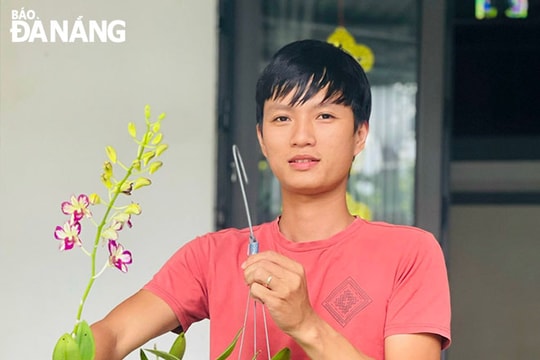 9X khởi nghiệp mô hình trồng hoa lan