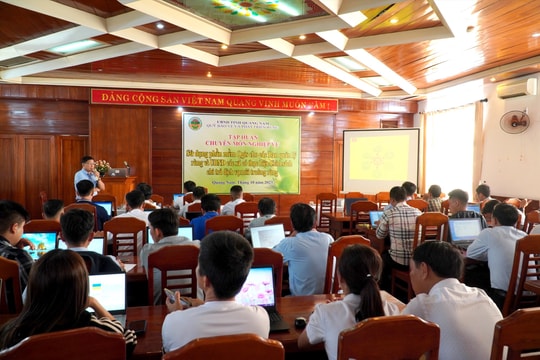 Tập huấn sử dụng phần mềm QGis trong quản lý, bảo vệ rừng