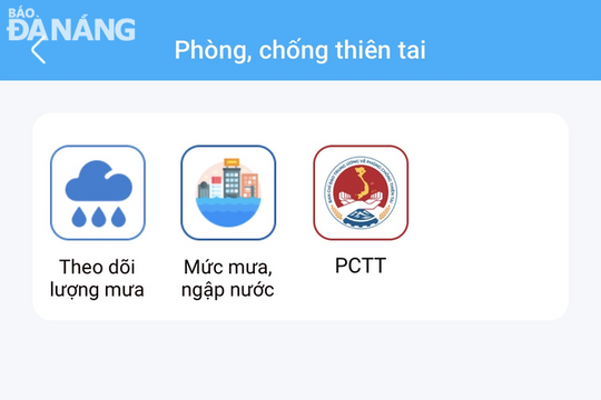 Tăng cường theo dõi, chủ động tránh đường ngập nước qua ứng dụng Danang Smart City