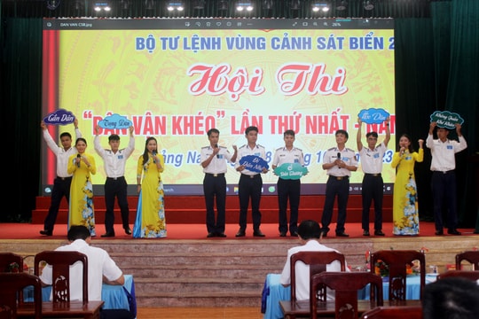 Bộ Tư lệnh Vùng Cảnh sát biển 2 khai mạc hội thi "Dân vận khéo" năm 2023