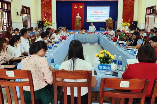 Khảo sát xây dựng nông thôn mới nâng cao tại xã Điện Phong và Điện Trung