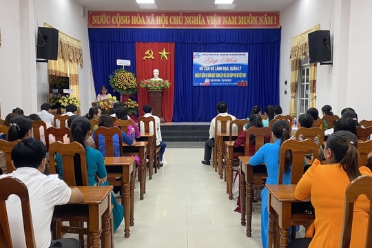 Gặp mặt nữ cán bộ lãnh đạo, quản lý huyện Nông Sơn