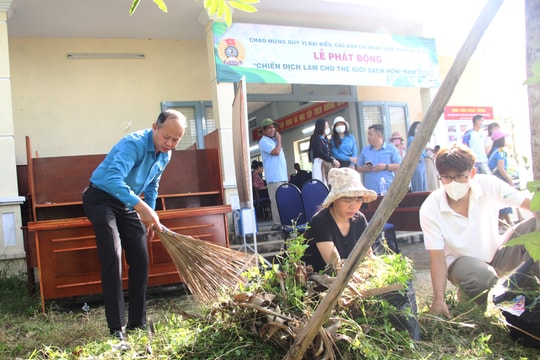 Phát động 'Chiến dịch làm cho thế giới sạch hơn'
