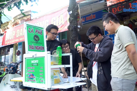 [VIDEO] - Cà phê trải nghiệm của học sinh - sinh viên Tam Kỳ