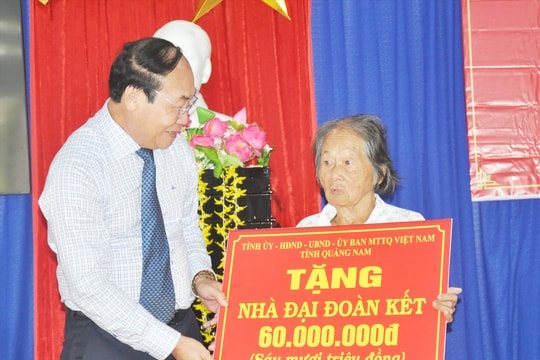 Phú Ninh củng cố khối đại đoàn kết toàn dân