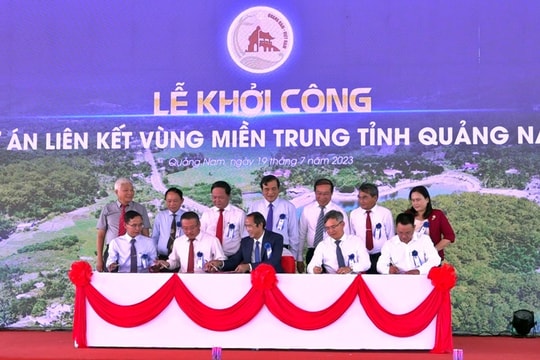 Đến 30/4/2024 bàn giao toàn bộ mặt bằng thi công dự án Liên kết vùng miền Trung tỉnh Quảng Nam