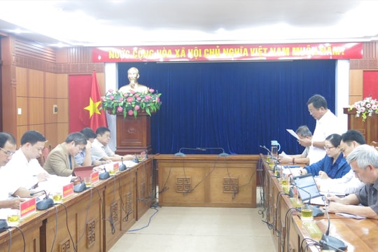 Sẽ trình HĐND tỉnh thông qua nội dung và mức chi thực hiện nhiệm vụ đặc thù