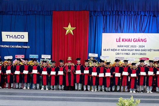 Đào tạo lao động tại Trường Cao đẳng THACO: "Có việc làm và làm được việc"