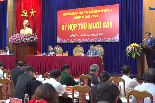 [VIDEO] - HĐND tỉnh thông qua nghị quyết về Quy hoạch tỉnh thời kỳ 2021 - 2030, tầm nhìn đến 2050