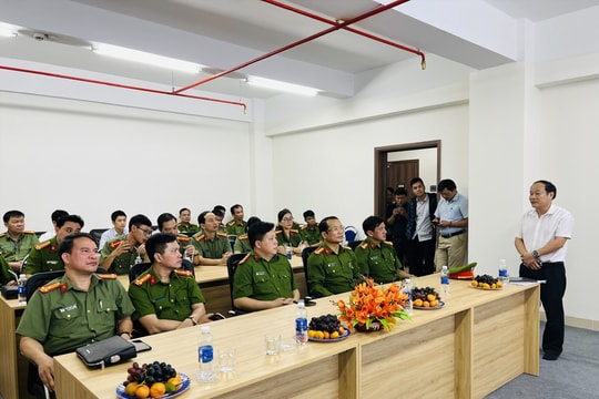 Công an TP.Hải Phòng tham quan Trung tâm tích hợp dữ liệu Quảng Nam