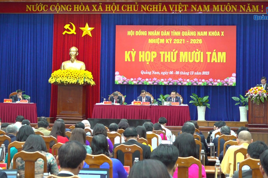 [VIDEO] - Khai mạc Kỳ họp thứ 18 HĐND tỉnh Quảng Nam