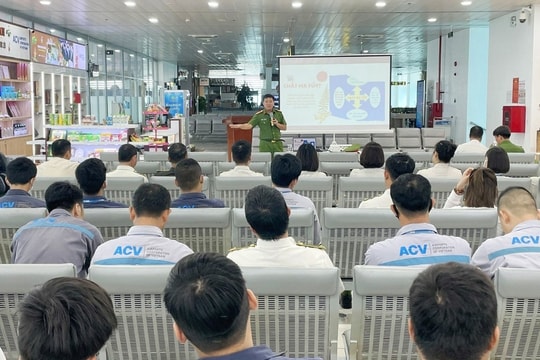 Phổ biến pháp luật phòng chống tội phạm ma túy tại Cảng hàng không Chu Lai