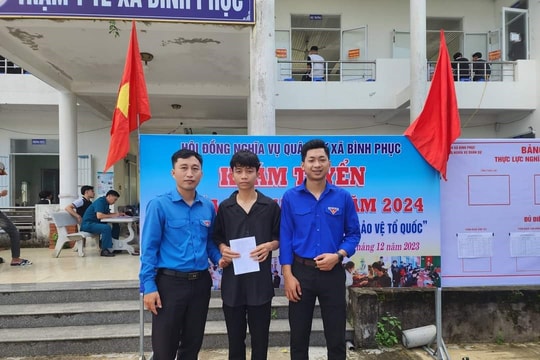 Thăng Bình: Lan tỏa phong trào thanh niên tình nguyện nhập ngũ