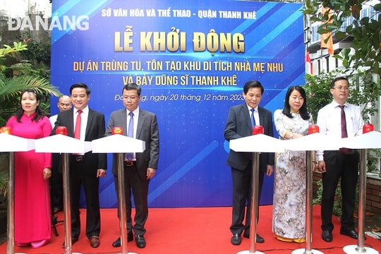 Trùng tu Nhà lưu niệm Mẹ Nhu và 7 Dũng sĩ Thanh Khê