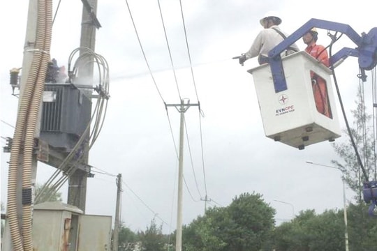 Điện lực Quảng Nam: Vệ sinh miễn phí trạm biến áp cho khách hàng