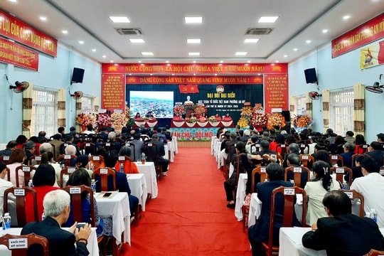 Bà Lê Thị Kim Vương tái đắc cử Chủ tịch Ủy ban MTTQ Việt Nam phường An Mỹ nhiệm kỳ 2024 - 2029