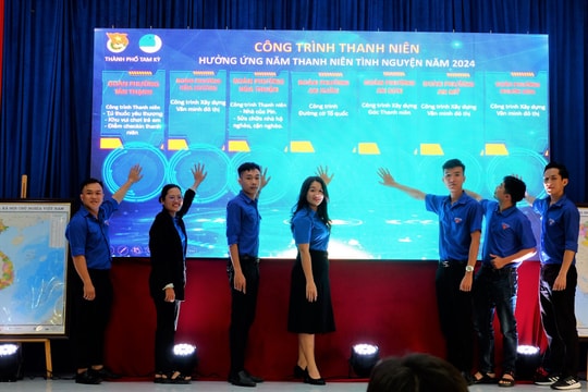 Tam Kỳ phát động Năm thanh niên tình nguyện 2024