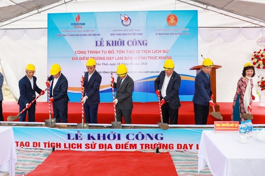 [VIDEO] - Khởi công tu bổ, tôn tạo Di tích Trường dạy làm báo Huỳnh Thúc Kháng