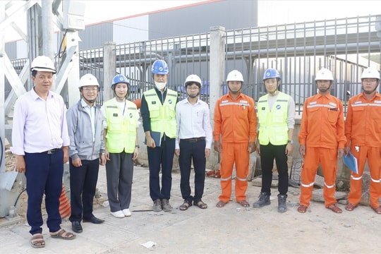 Đóng điện đường dây cấp điện cho công ty SGI tại KCN Chu Lai trước thời hạn cam kết