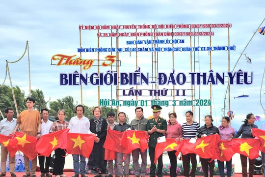 Hội An tổ chức ngày hội "Tháng 3 biên giới biển - đảo thân yêu"