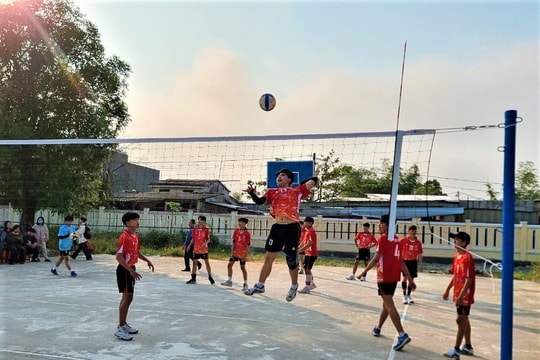 Khai mạc vòng loại môn bóng chuyền Giải thể thao học sinh phổ thông Quảng Nam
