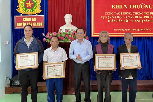 Phong trào toàn dân bảo vệ an ninh Tổ quốc ở Tây Giang: Khi sức mạnh tổng hợp được phát huy...