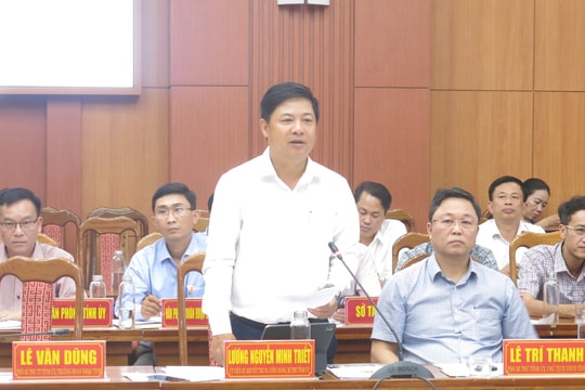 Bí thư Tỉnh ủy Lương Nguyễn Minh Triết: "Tiếp tục đồng hành, tạo mọi điều kiện thuận lợi cho THACO triển khai các dự án đầu tư tại Chu Lai"