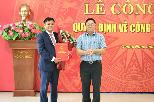 Ông Đinh Văn Hồng giữ chức Giám đốc Ban Quản lý Vườn quốc gia Sông Thanh