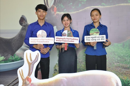 Người trẻ hãy tiên phong bảo vệ động vật hoang dã