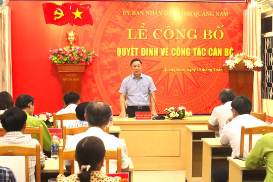 Chủ tịch UBND tỉnh Lê Trí Thanh: Quảng Nam sẽ đề xuất Chính phủ cho phép tỉnh lập đề án tổng thể về bảo tồn thiên nhiên và đa dạng sinh học