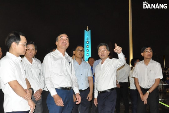 Lãnh đạo thành phố kiểm tra công trình Nâng cấp, tôn tạo Đài tưởng niệm thành phố và Quảng trường 29 Tháng 3