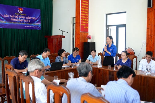 Đảng viên trẻ xã Tam Giang phát huy sức trẻ