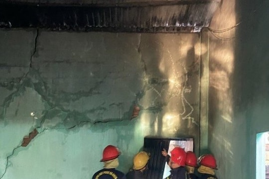 Kịp thời dập tắt đám cháy nhà dân tại xã Đại Minh