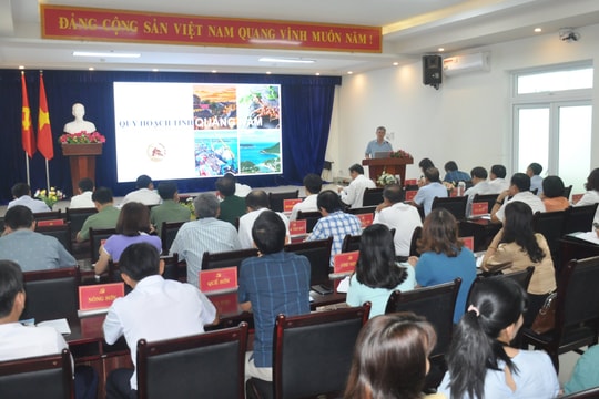Tập trung tuyên tuyền về Quy hoạch tỉnh Quảng Nam thời kỳ 2021 - 2030, tầm nhìn đến năm 2050