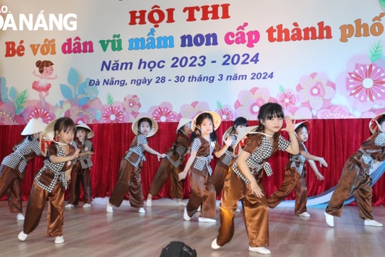 Khai mạc hội thi dân vũ mầm non cấp thành phố